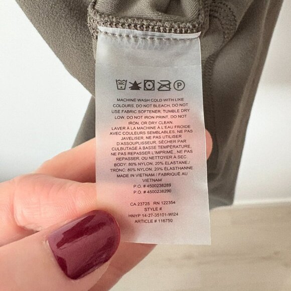 Aritzia Golden ButterSway Romper Back Cutout Dark Brown Green Size XS - Picture 5 of 5